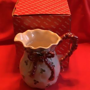 Fitz and Floyd tall pitcher